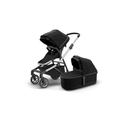 THULE Sleek + Bassinet Midnight Black /Aluminum