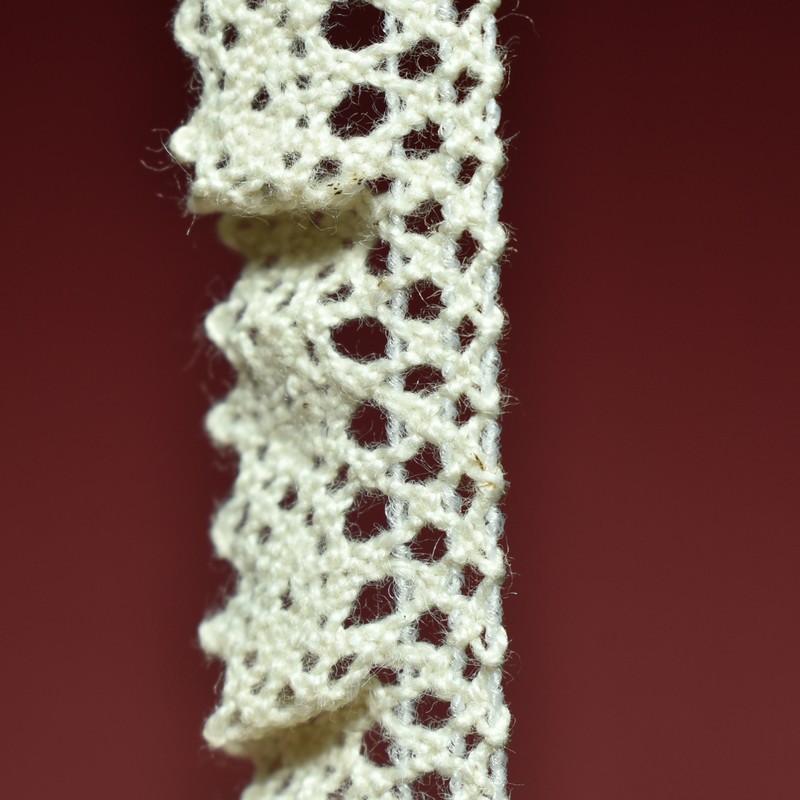 Bavlnená čipka s gumou